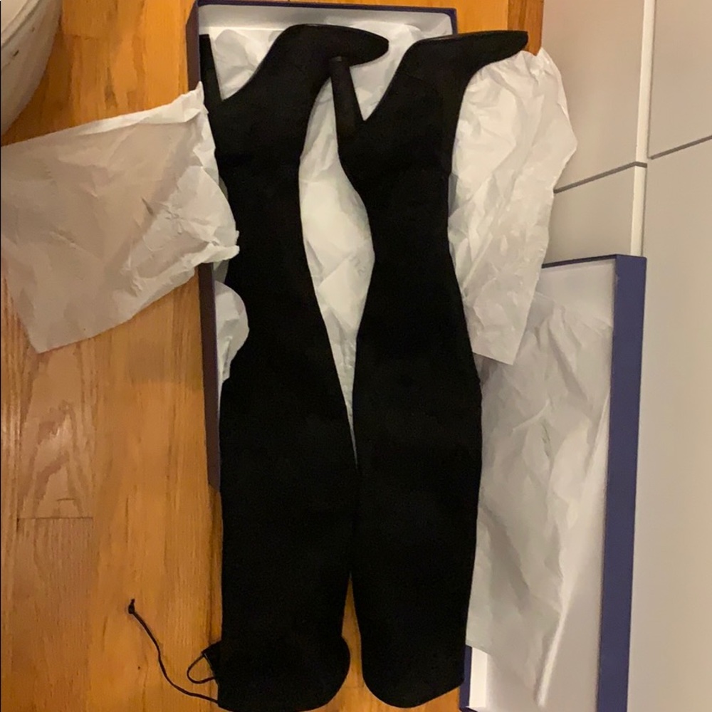 Stuart Weitzman ALLLEGS Noir UltraStretch OTK